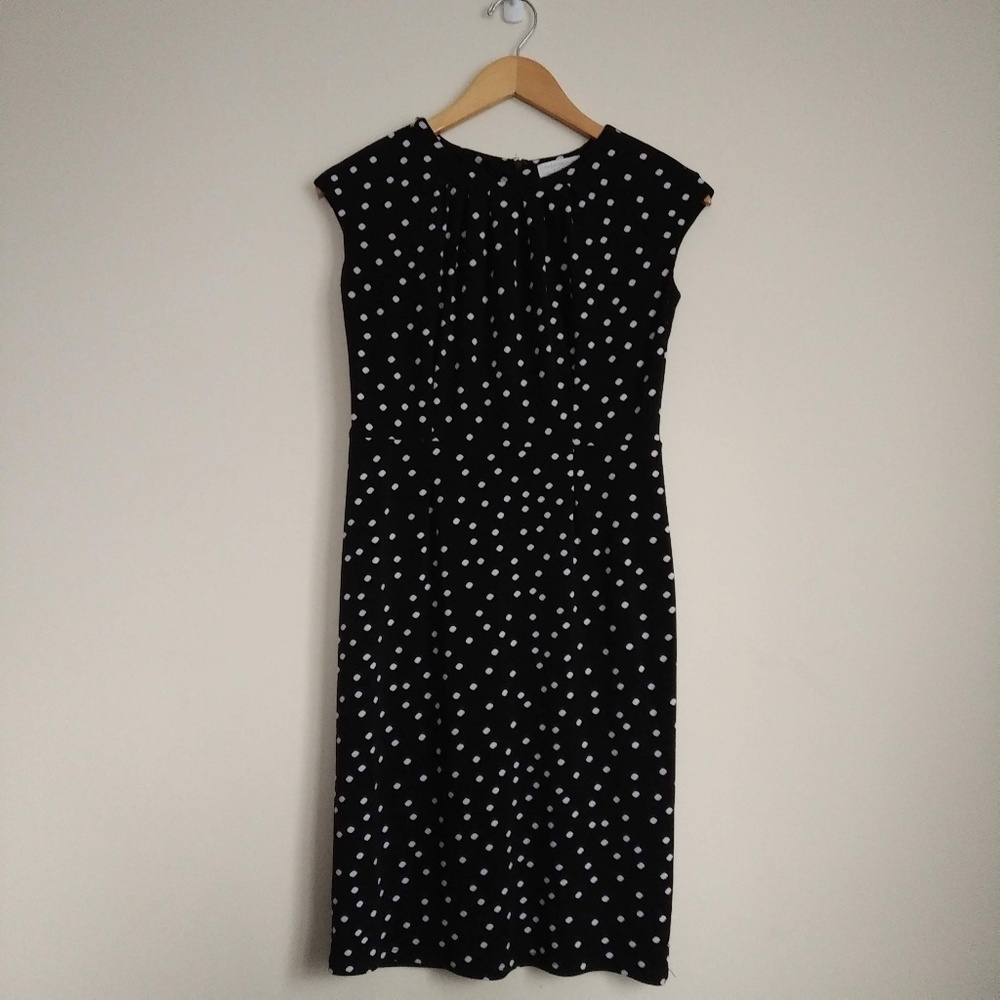 Charter Club polka dot dress 2 petite